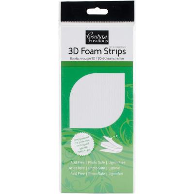 Couture Creations 3D Adhesive Foam Strips - White